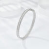 Orba™ – Stacking Moissanite Bead Bracelet | Narrow Design | 925 Silver with 18K Gold Plating