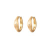 Frysta™ – Cold Style Brushed Earrings | 925 Sterling Silver | Gold-Plated Minimalist Elegance