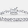 Lustra™ – Moissanite Single Row Bracelet | S925 Sterling Silver | Timeless Sparkle