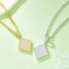 Ardent™ – Moissanite Cube Pendant | S925 Silver Hip-Hop Sparkle